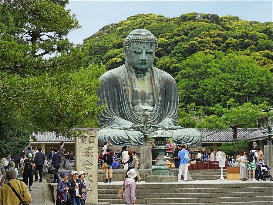 El Gran Buda de bronce de Kotoku-in, en Kamakura